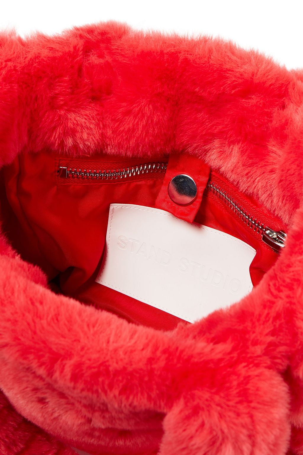 STAND STUDIO Lola faux fur tote