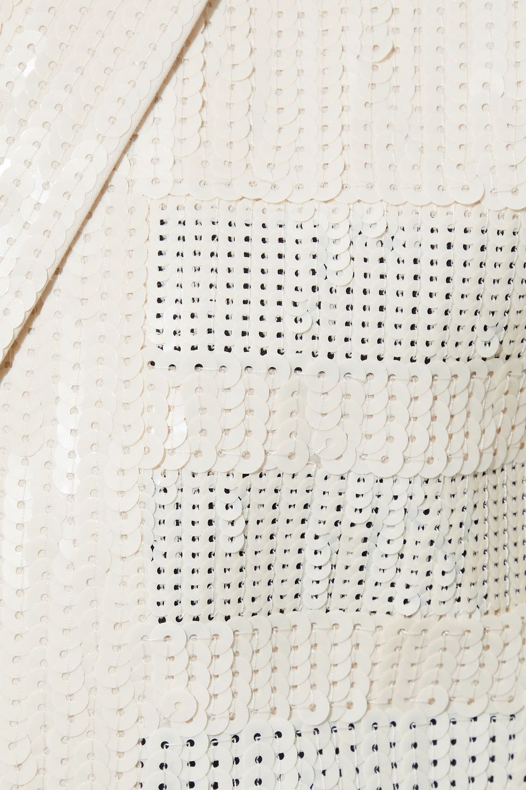 RICK OWENS Tecuatl cropped sequined cotton jacket