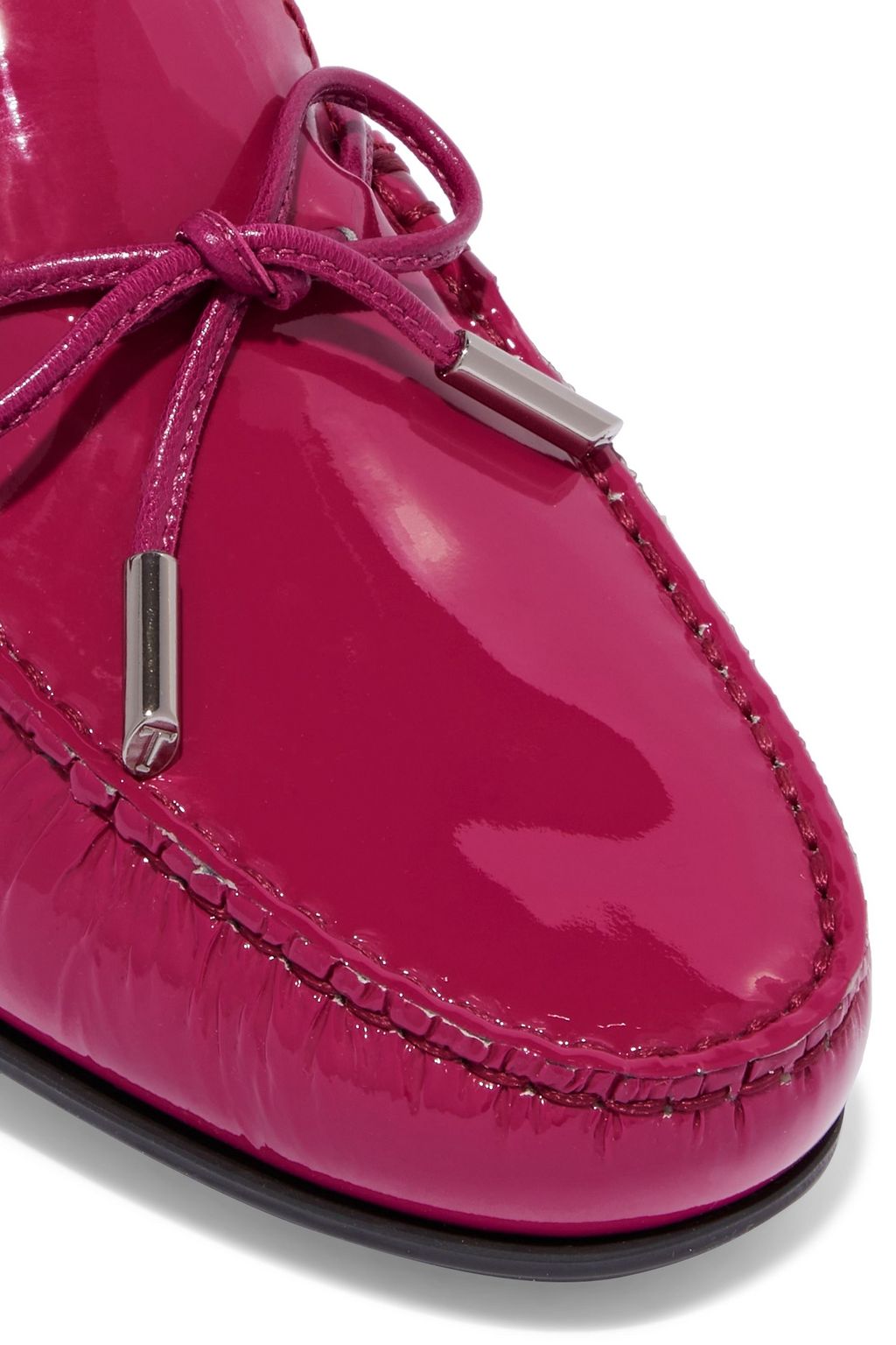 TOD'S Heaven Laccetto patent-leather loafers