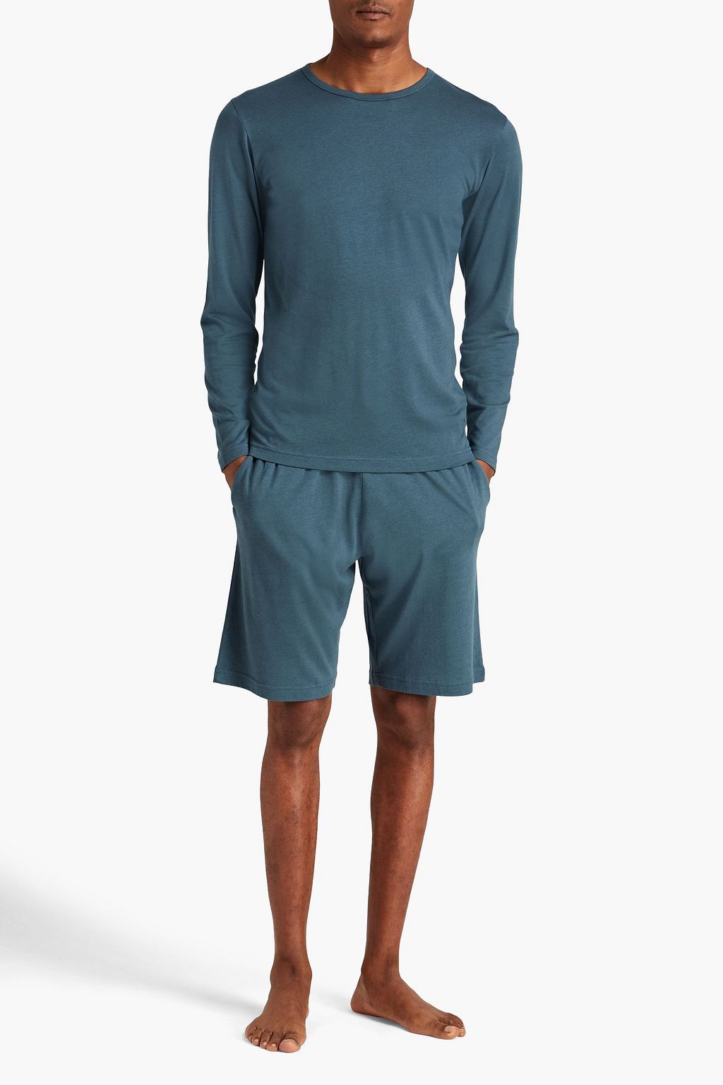 SUNSPEL Cotton and modal-blend jersey T-shirt