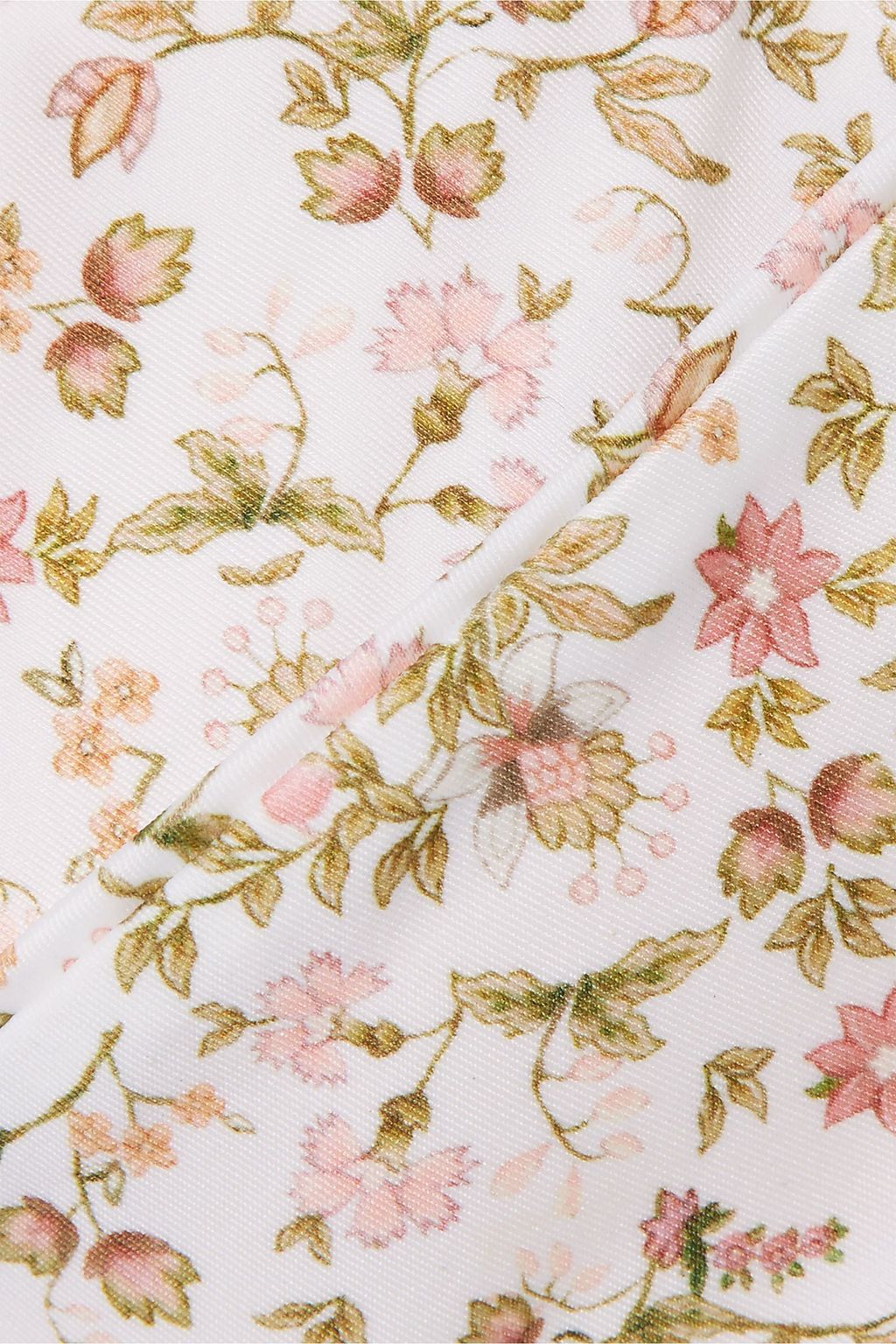 PEONY SWIMWEAR Floral-print bikini top