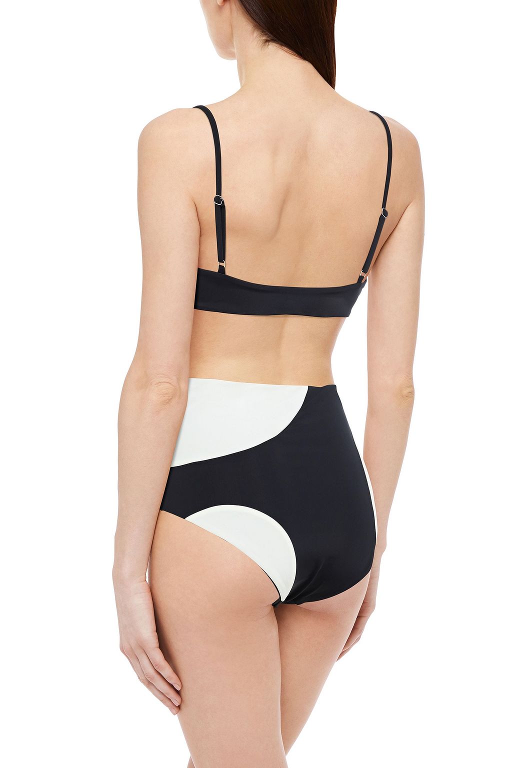 MARA HOFFMAN Sia two-tone bikini top