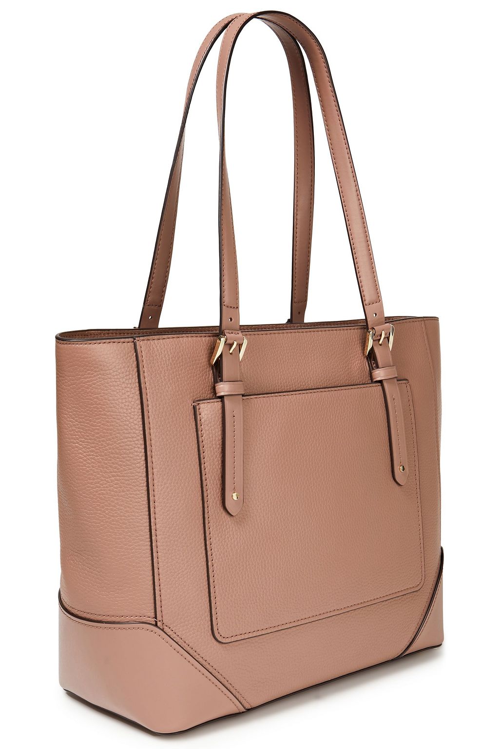 aria large pebbled leather shoulder bag