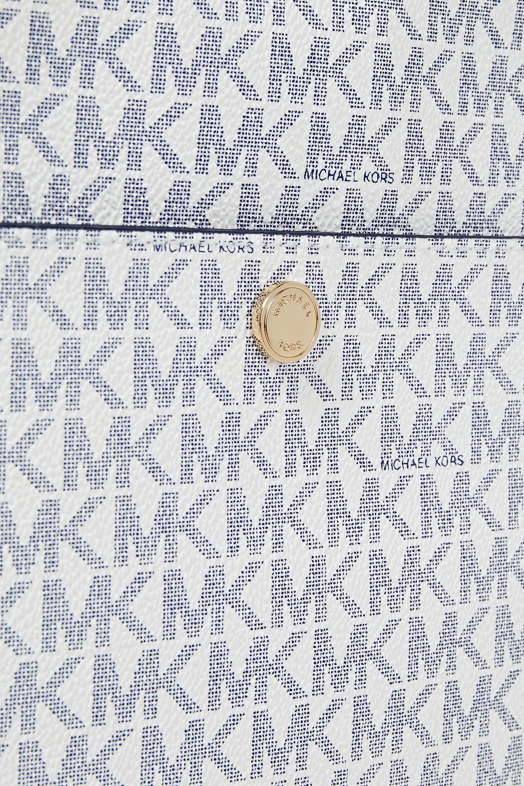 MICHAEL MICHAEL KORS Penny medium logo-print faux leather bucket bag