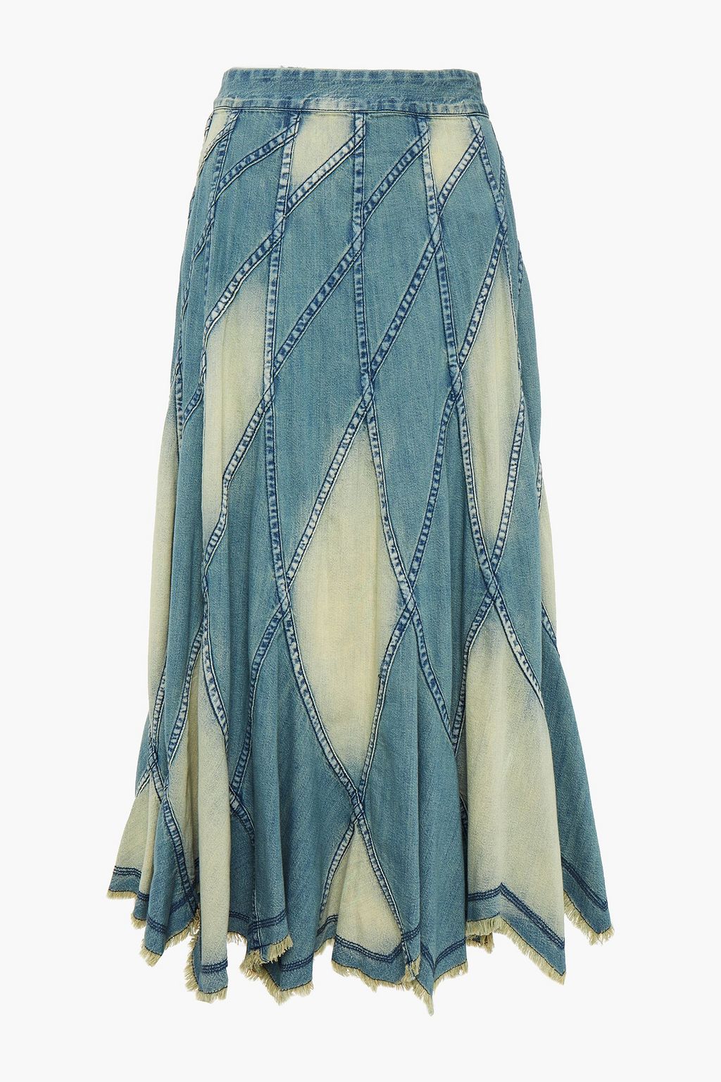 alice and olivia denim skirt