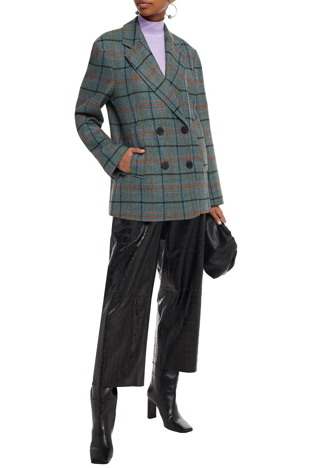 REMAIN BIRGER CHRISTENSEN Debbie  checked woven blazer