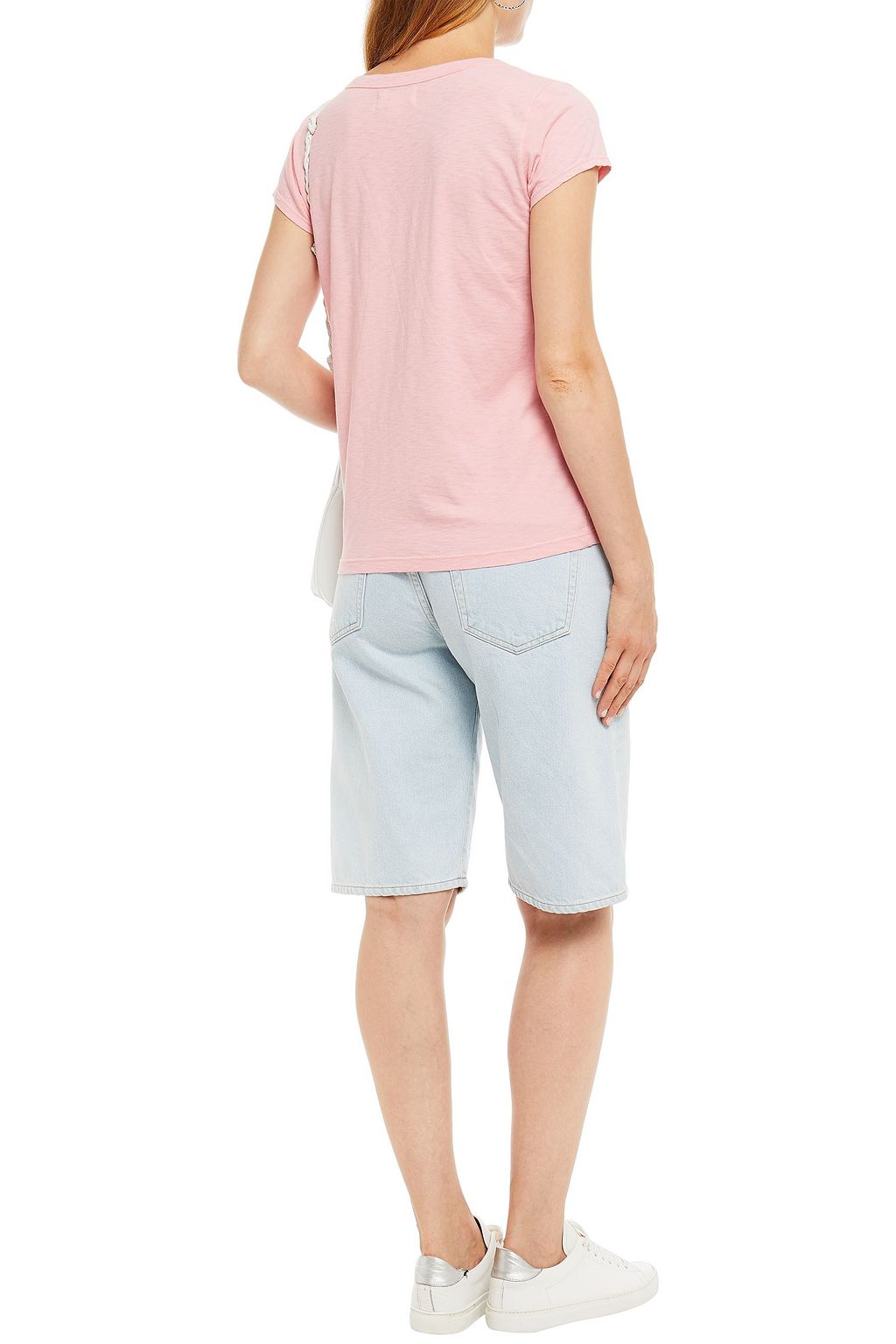 VELVET BY GRAHAM & SPENCER Katie slub cotton-jersey T-shirt