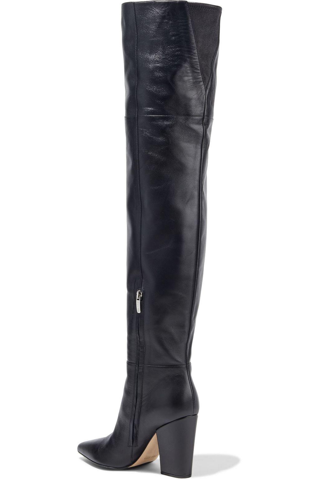 SERGIO ROSSI Leather over-the-knee boots