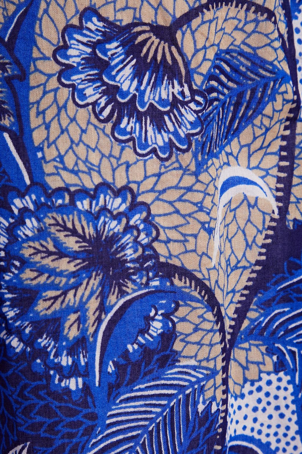 VELVET BY GRAHAM & SPENCER Adele printed cotton-voile top
