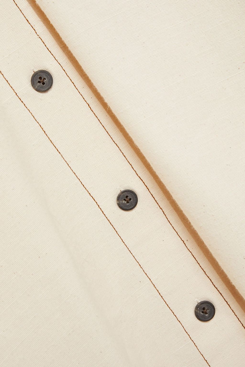 MARA HOFFMAN Sylvie cotton-canvas midi shirt dress