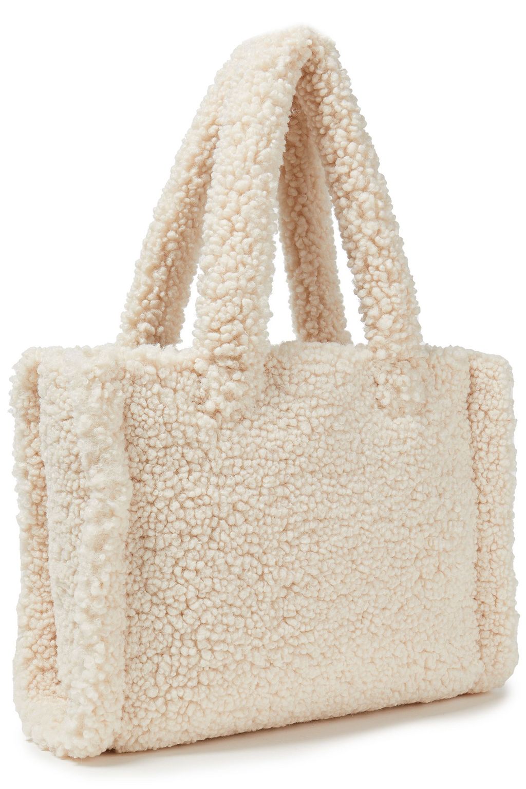 STAND STUDIO Lola faux shearling tote
