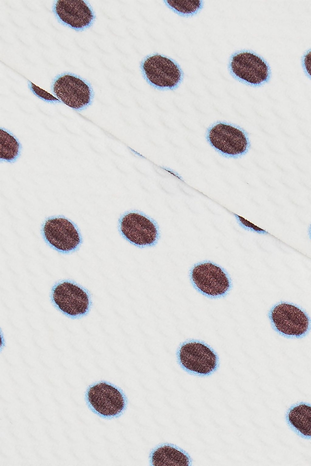 HEIDI KLEIN Fold-over polka-dot bikini briefs