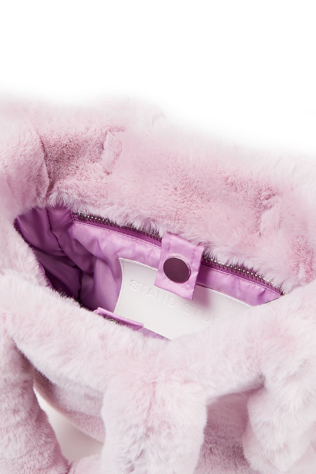 STAND STUDIO Faux fur tote