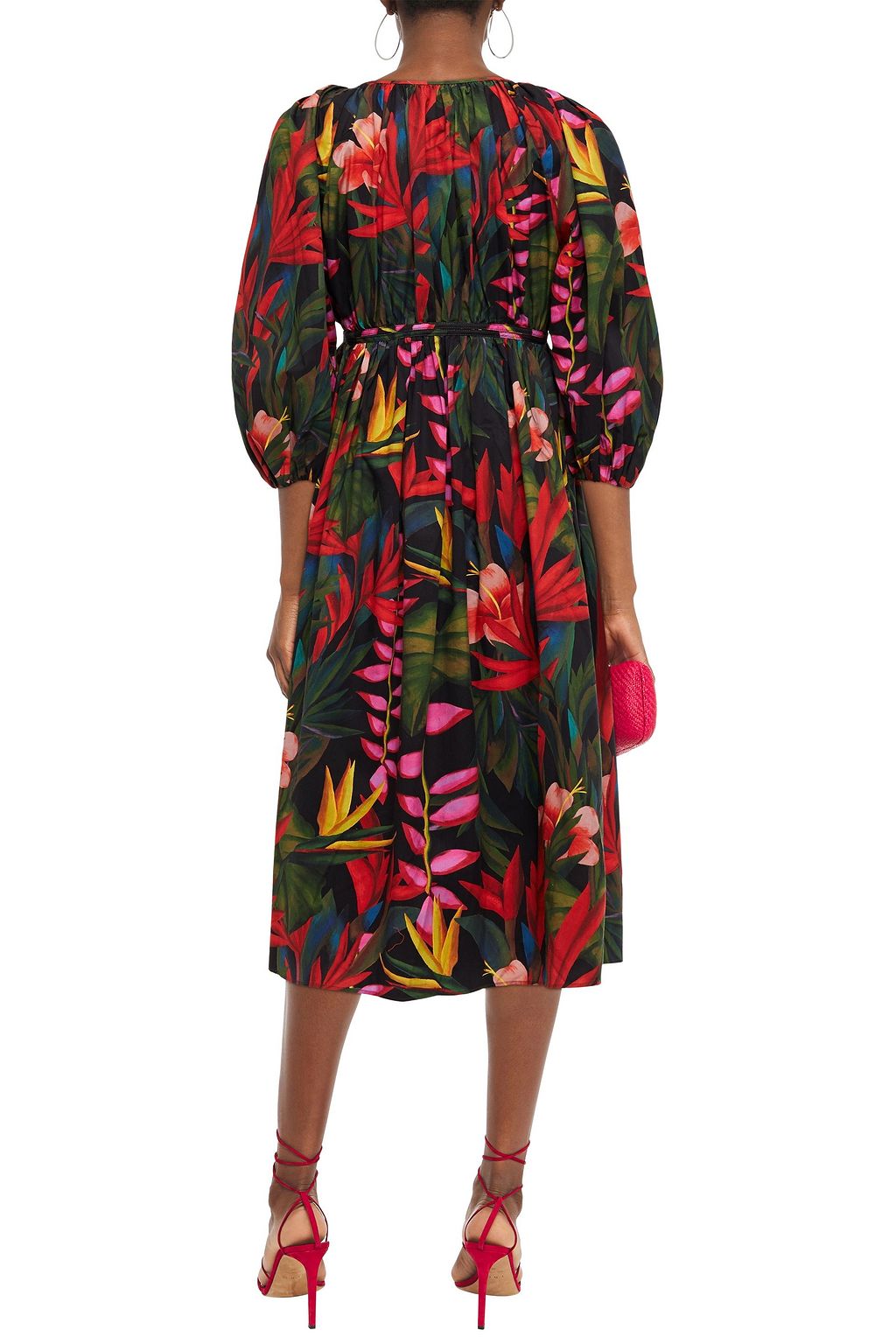 MARA HOFFMAN Simone printed organic cotton and Tencel-blend midi dress