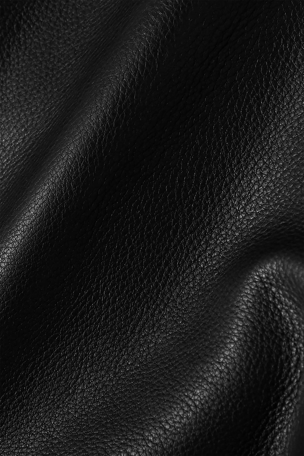 KHAITE Krista oversized belted leather jacket