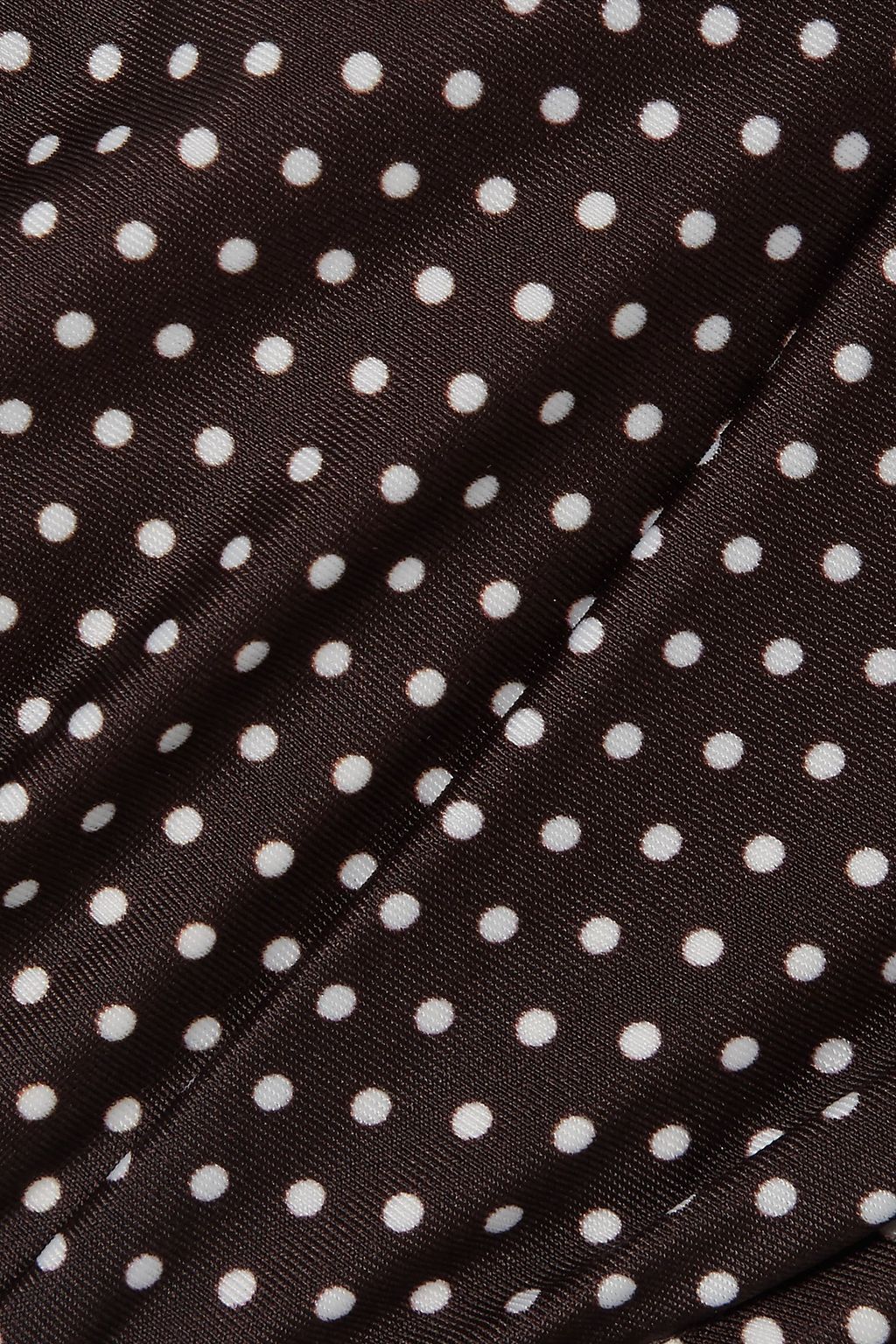 PEONY SWIMWEAR Polka-dot underwired bikini top