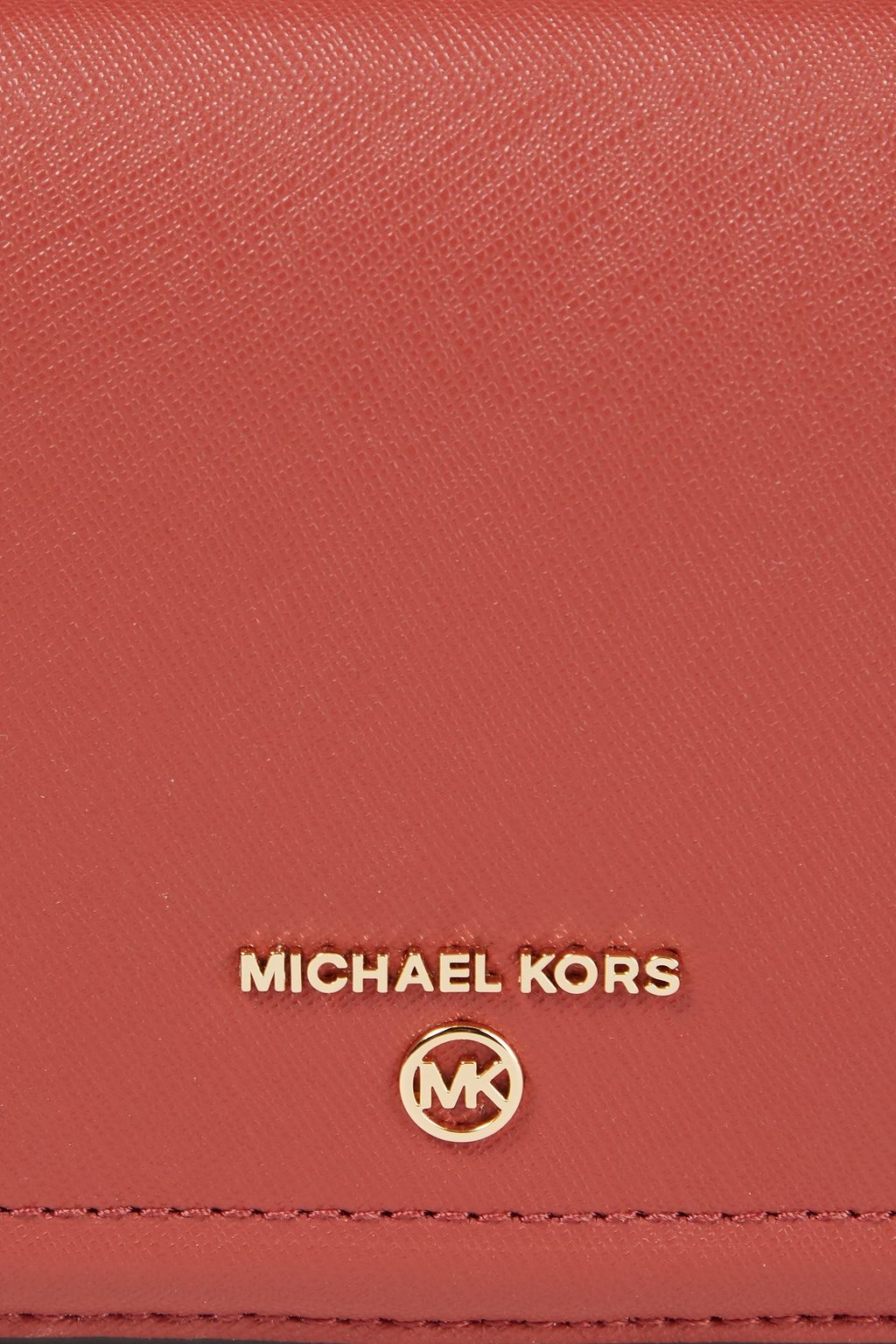 MICHAEL MICHAEL KORS Textured-leather phone bag