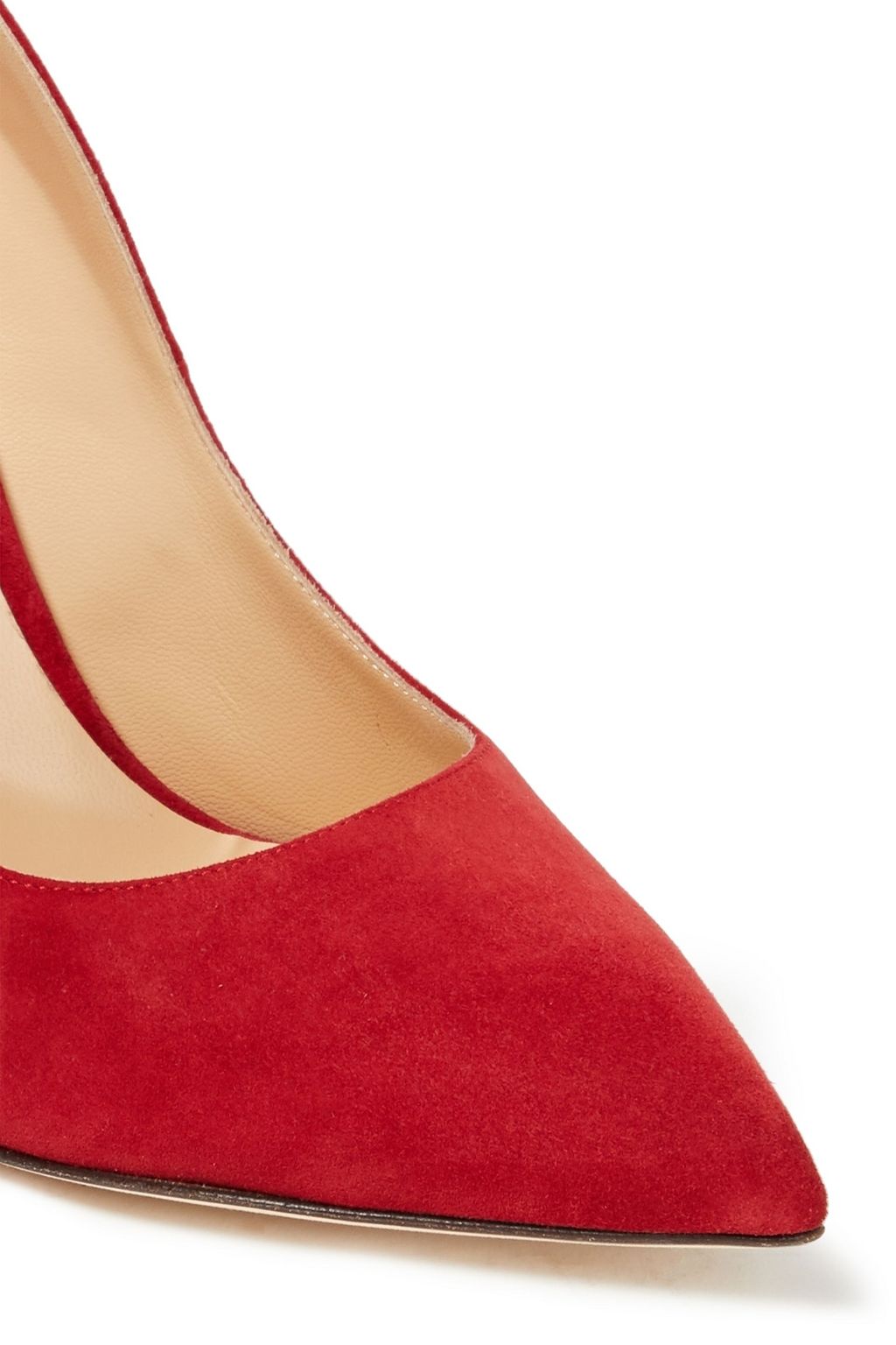 SERGIO ROSSI Blink embellished suede pumps