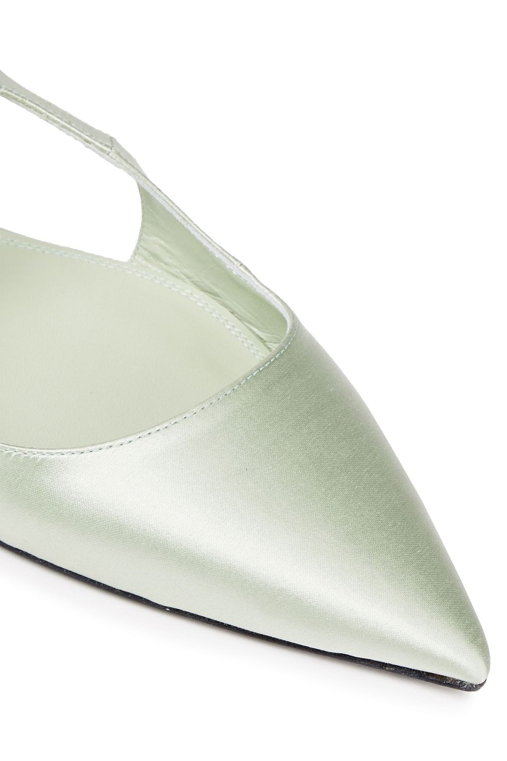 ZIMMERMANN Flache Schuhe mit spitzer Kappe aus Satin