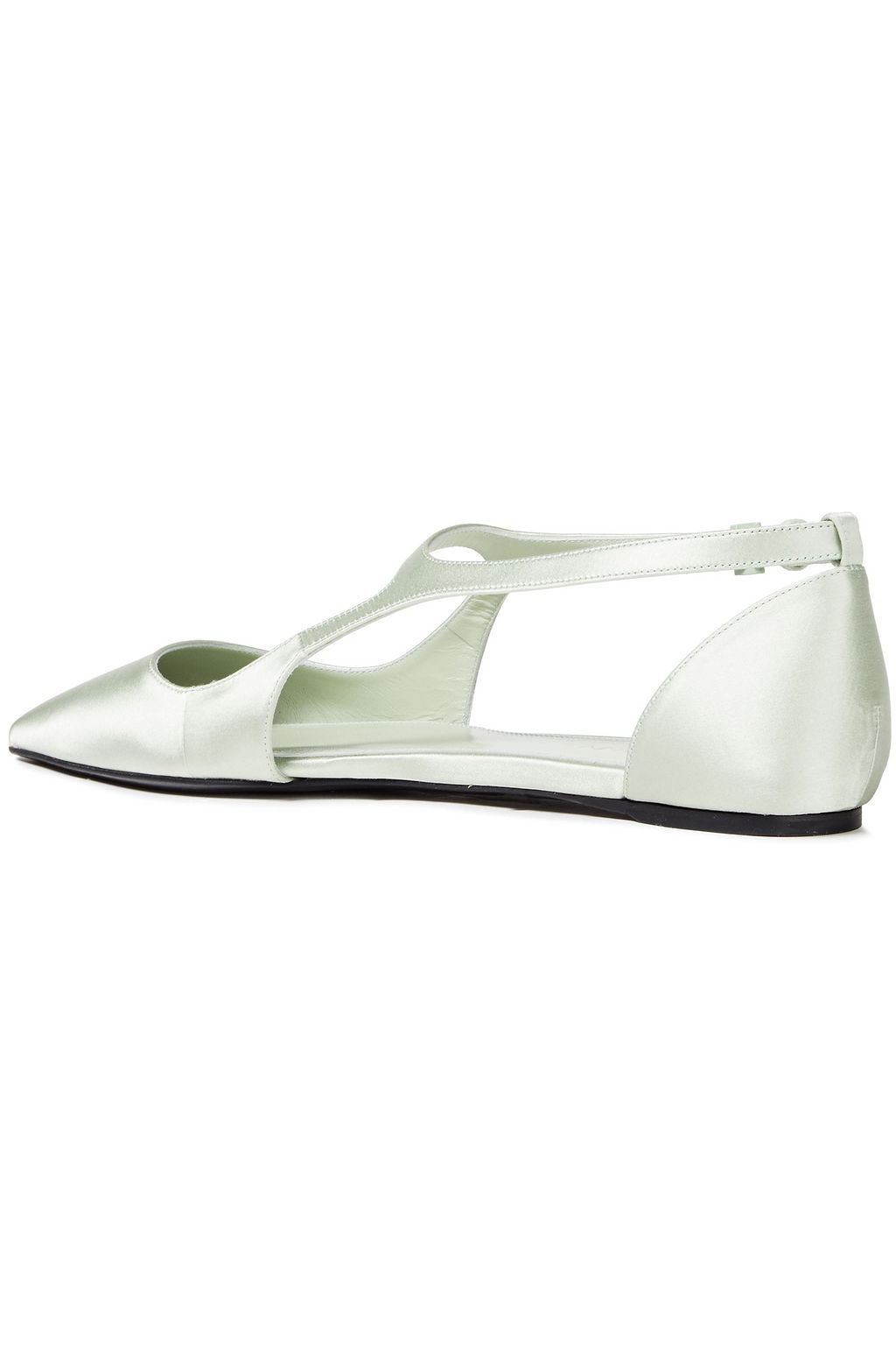 ZIMMERMANN Flache Schuhe mit spitzer Kappe aus Satin