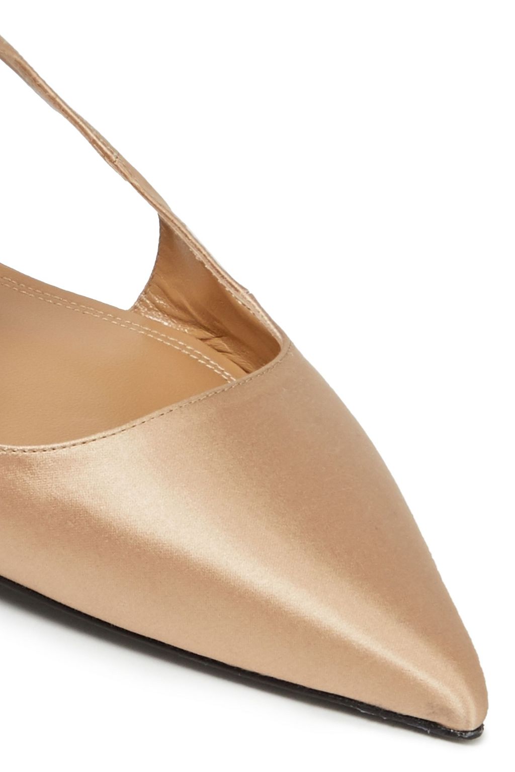ZIMMERMANN Cutout satin point-toe flats