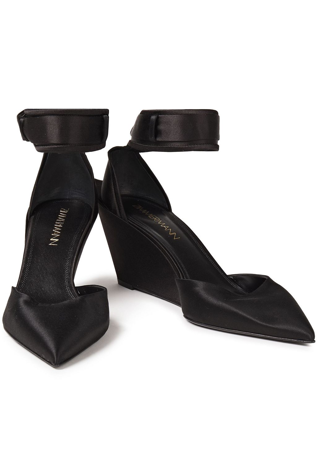 ZIMMERMANN Satin wedge pumps