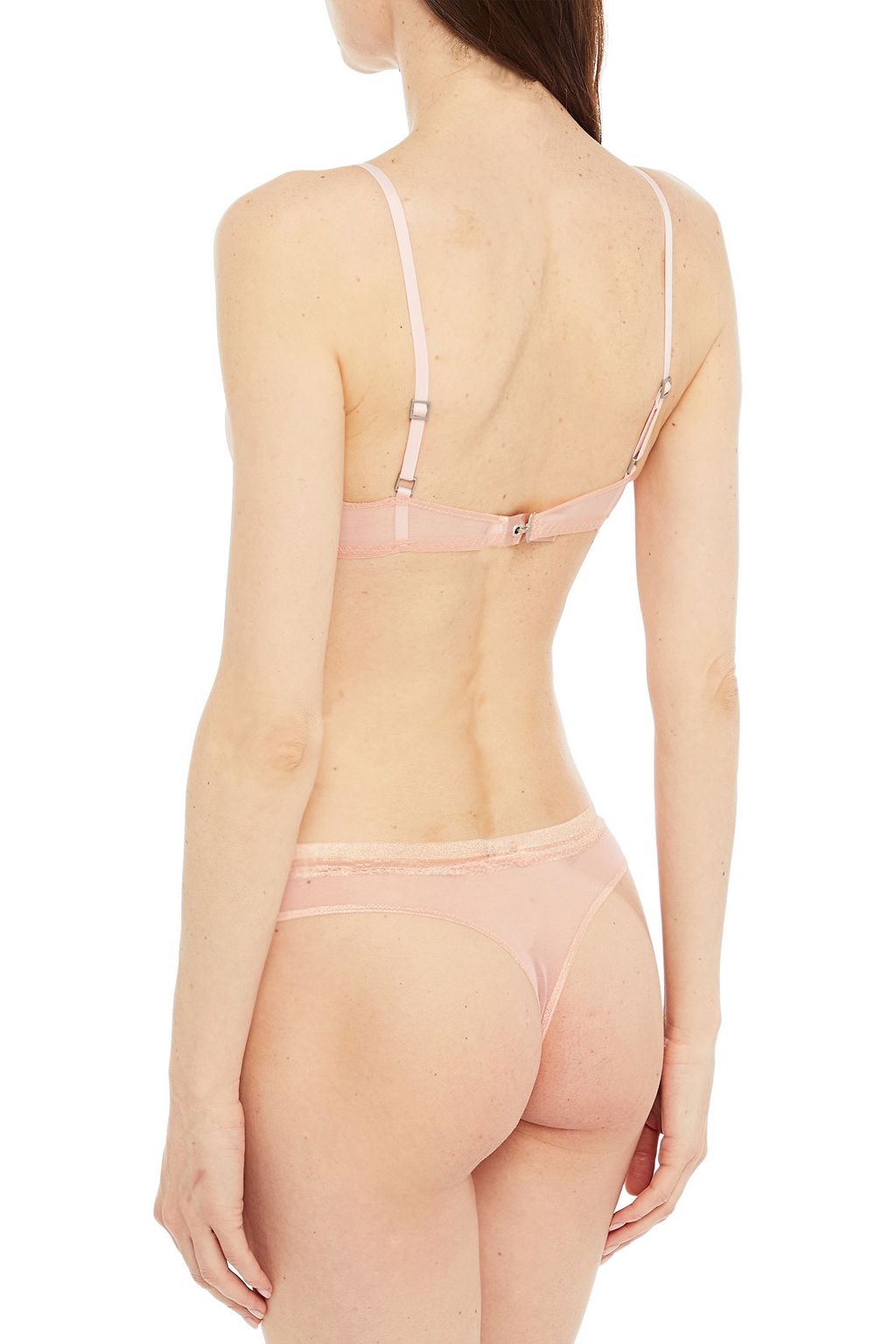 MORGAN LANE Stretch-mesh low-rise thong