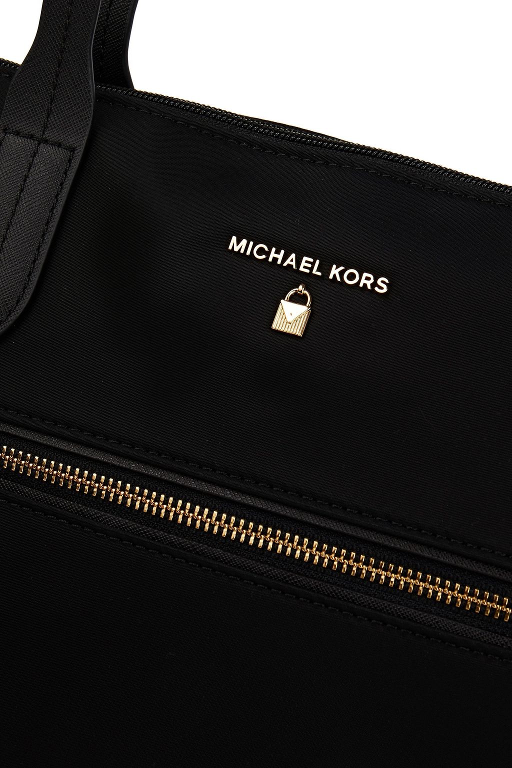 MICHAEL MICHAEL KORS Faux leather-trimmed nylon tote