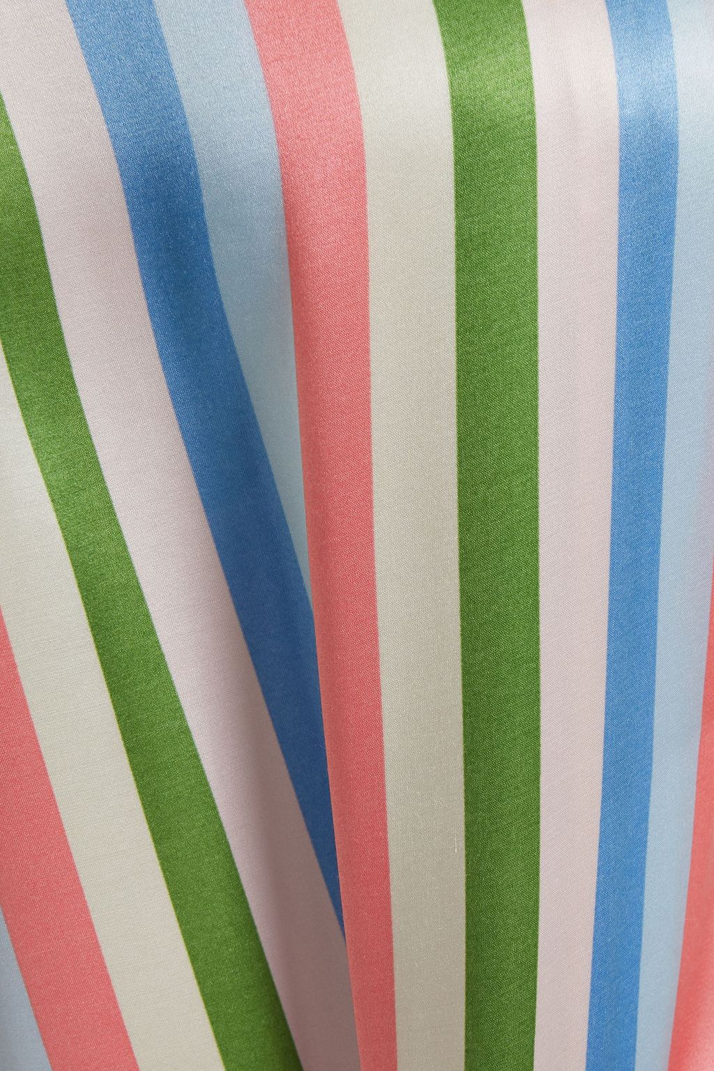 MORGAN LANE Ruthie striped satin pajama shirt