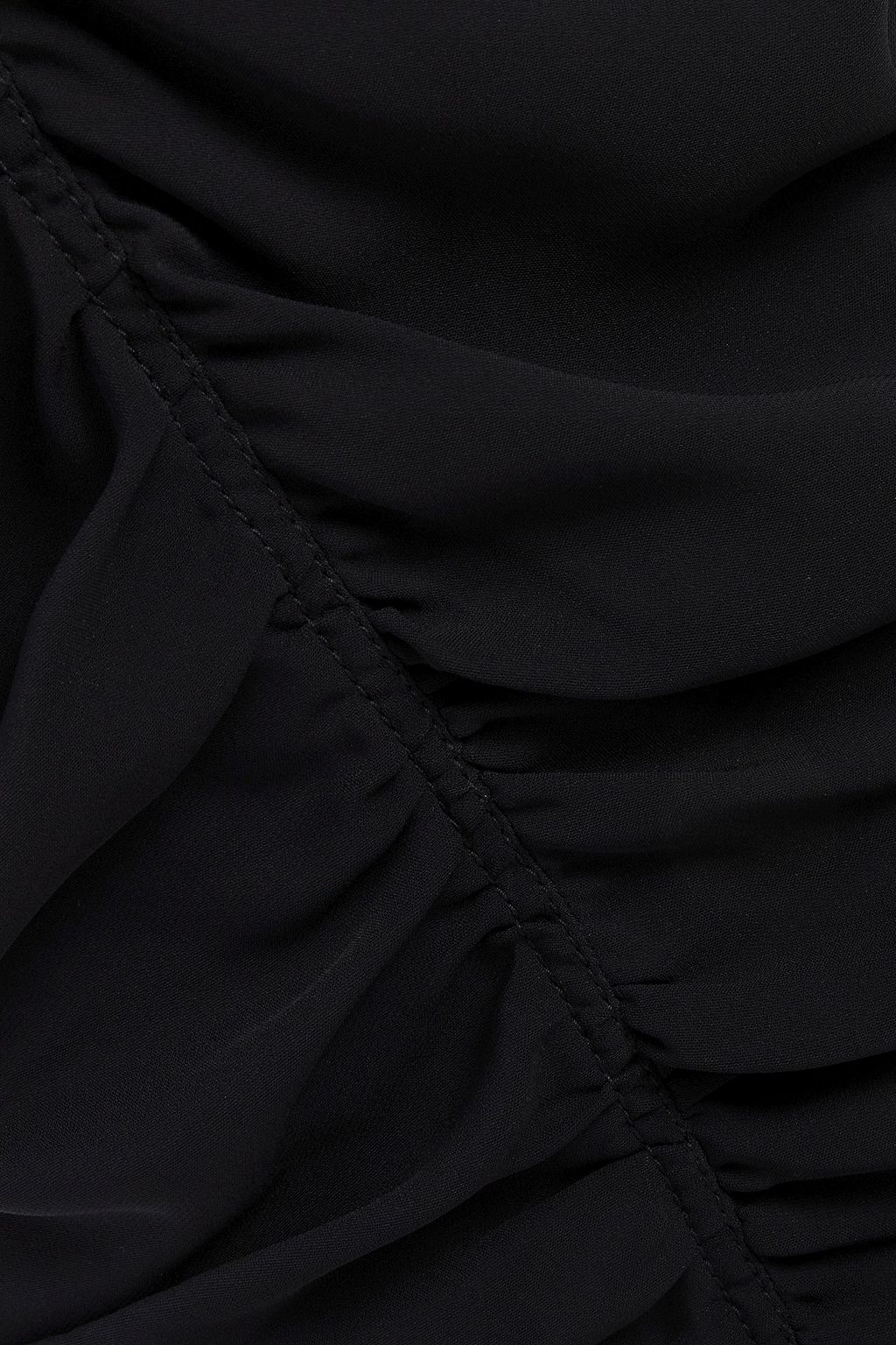TOM FORD Ruched stretch-jersey mini skirt