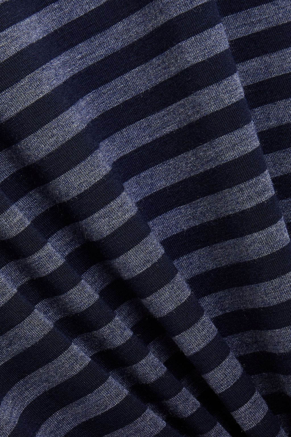 MAJESTIC FILATURES Striped stretch-jersey T-shirt