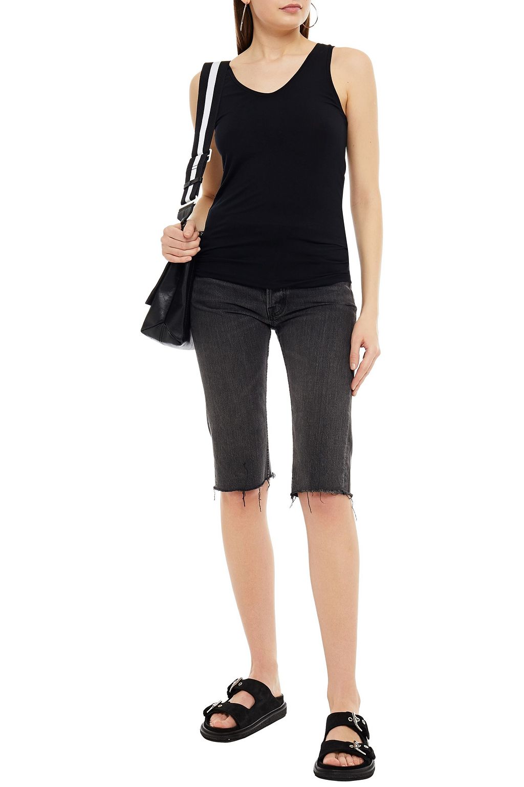 MAJESTIC FILATURES Stretch-jersey tank
