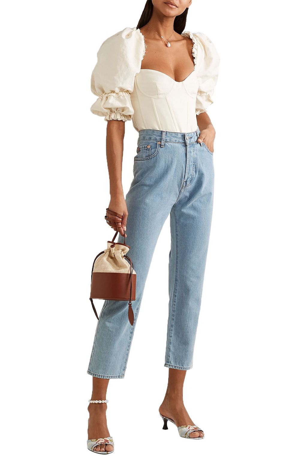 TABITHA SIMMONS FOR BROCK COLLECTION + Tabitha Simmons jacquard mules