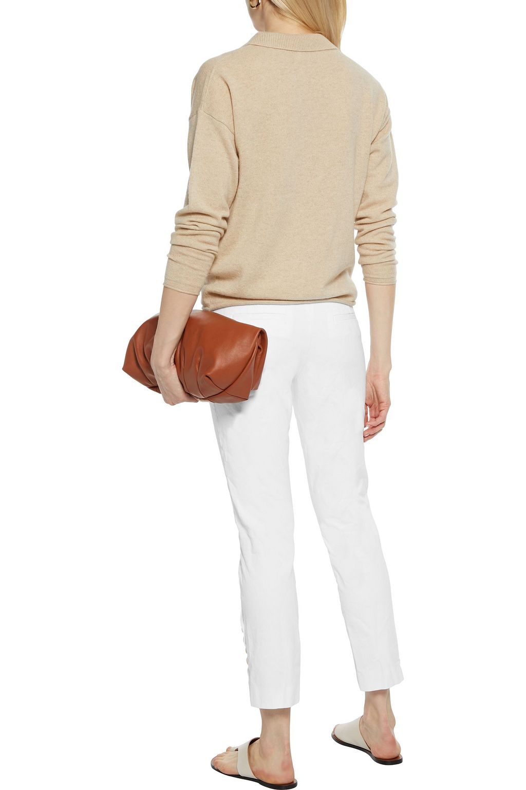 JOSEPH Finley cropped stretch-gabardine slim-leg pants