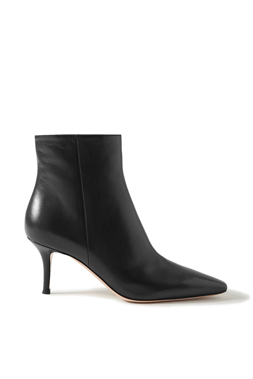 Gianvito Rossi Woman 70 Leather Ankle Boots Black Size 42