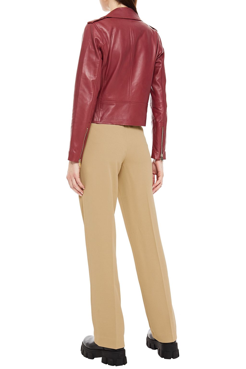 MICHAEL MICHAEL KORS キャンバス ストレートレッグ パンツ