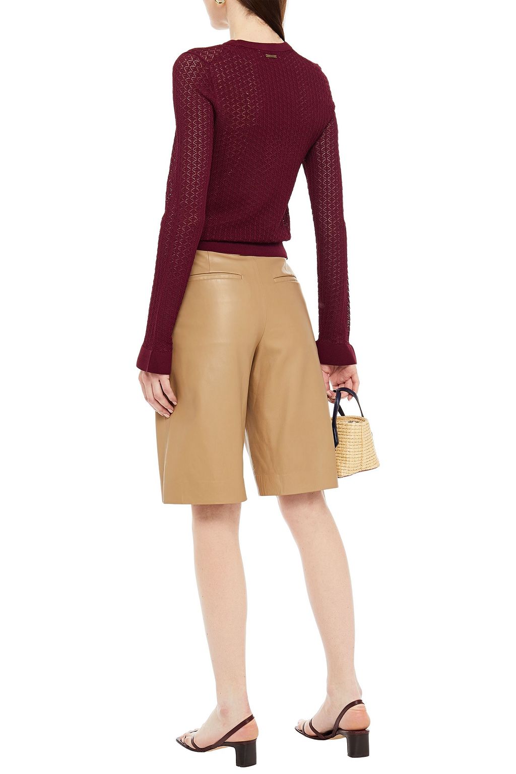 MICHAEL MICHAEL KORS Pointelle-knit sweater