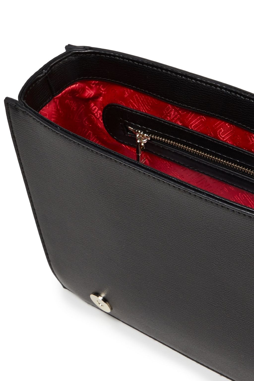 LOVE MOSCHINO Logo-embossed faux leather shoulder bag