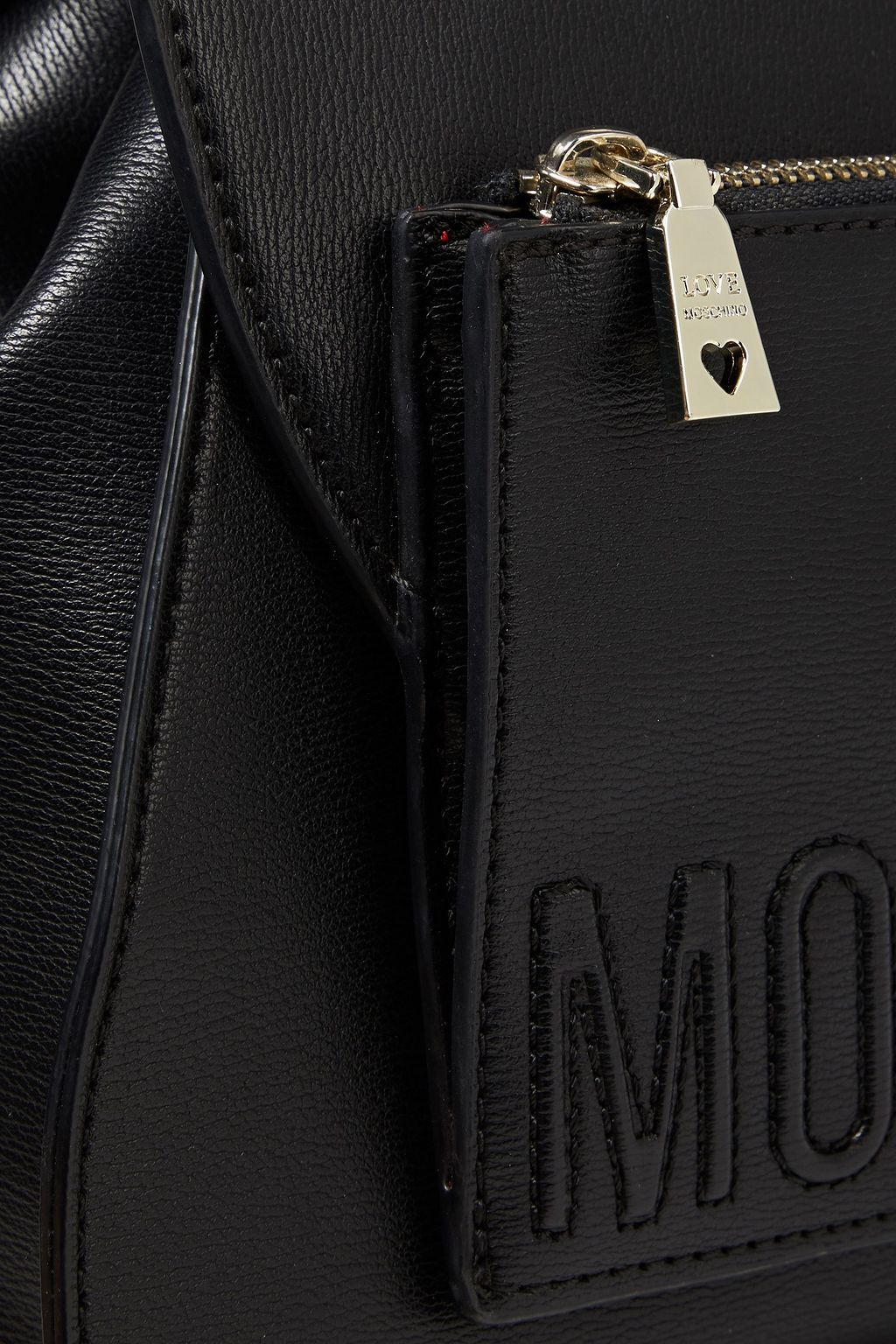 LOVE MOSCHINO Logo-embossed faux leather tote