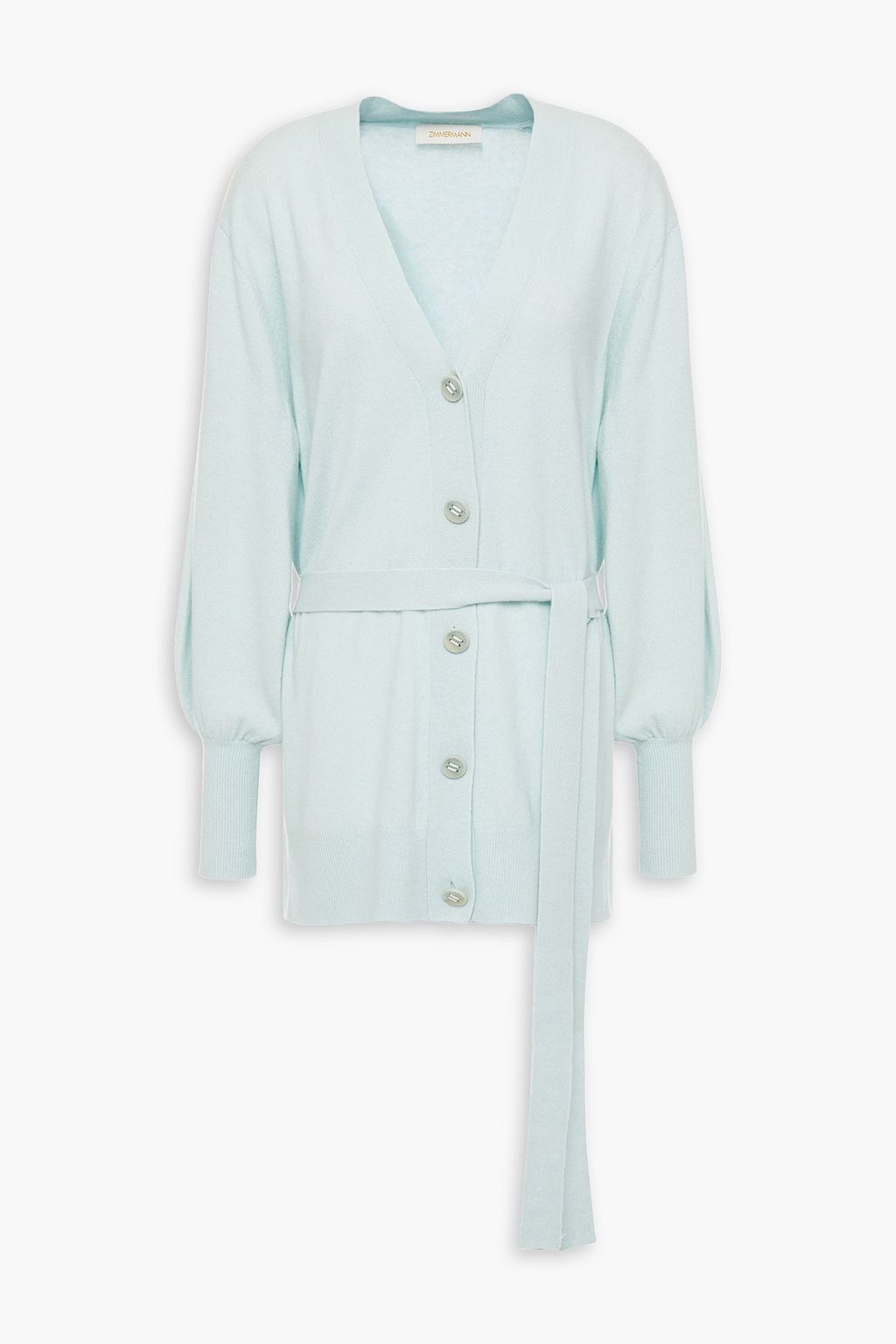 belted cashmere cardigan
