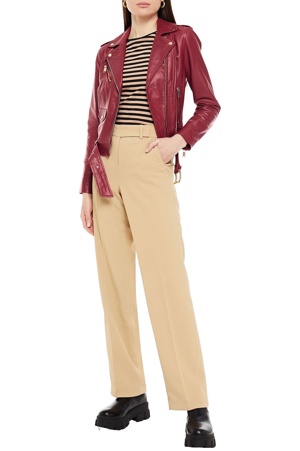 MICHAEL MICHAEL KORS Leather biker jacket