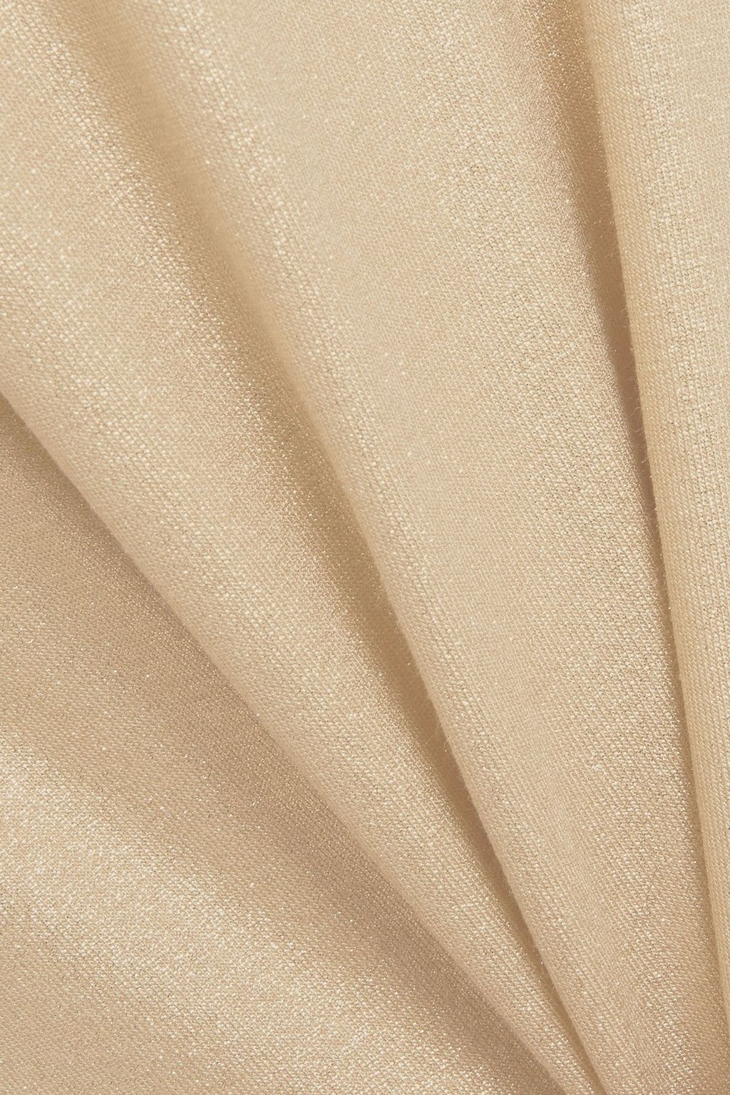 MAJESTIC FILATURES Layered metallic stretch-jersey top
