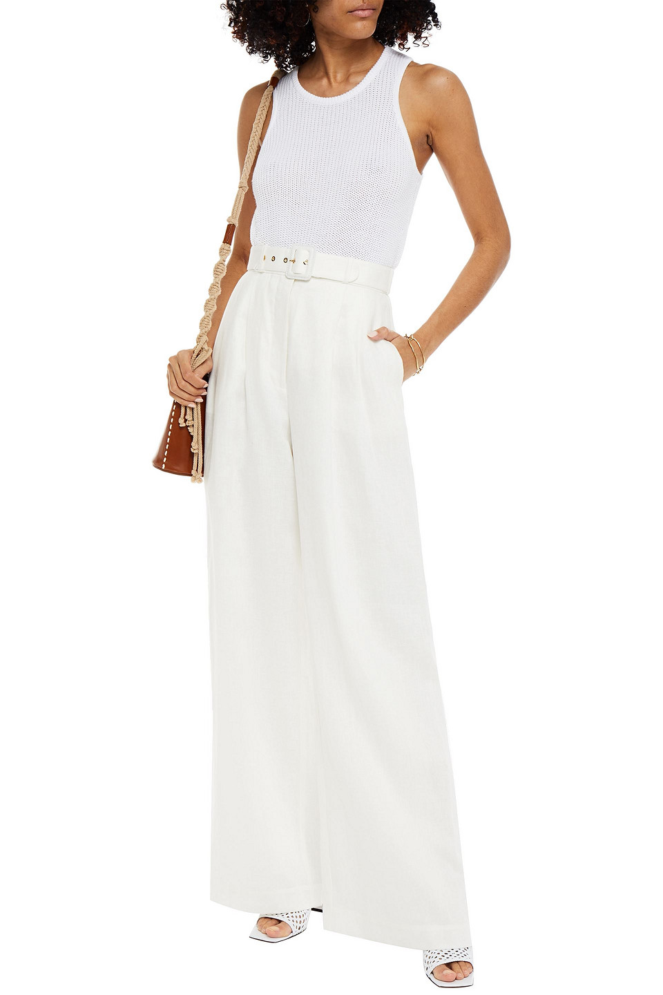zimmermann wide leg pant