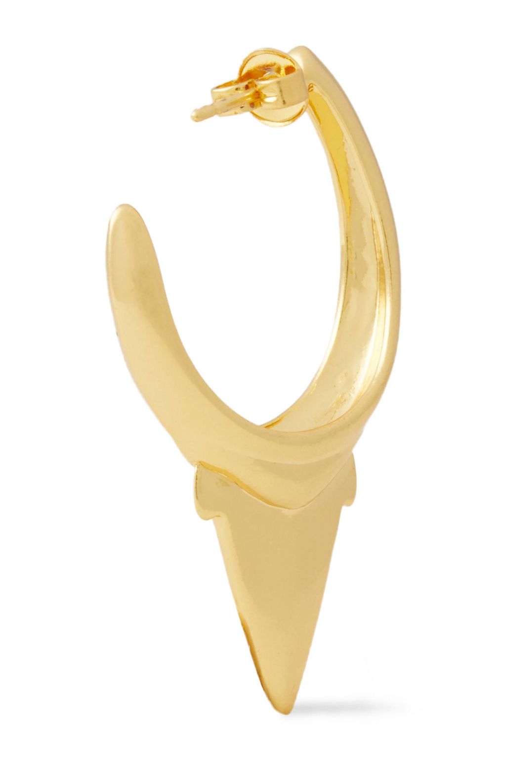 ZIMMERMANN Wavelength Surf gold-tone hoop earrings