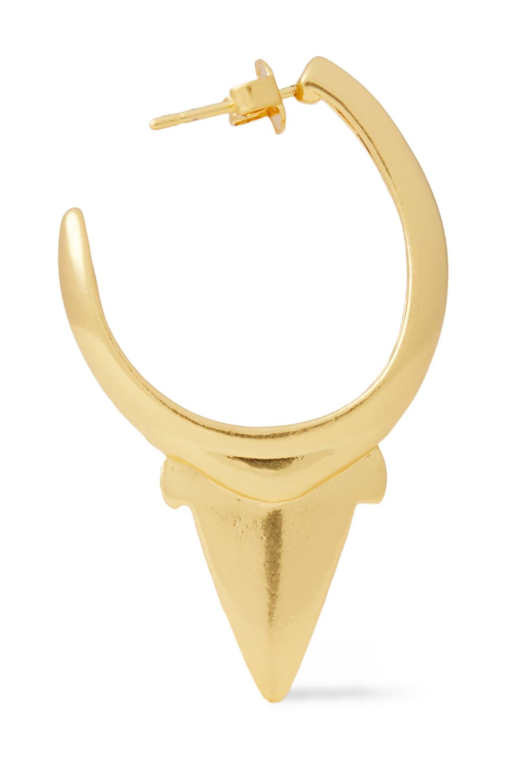 ZIMMERMANN Wavelength Surf gold-tone hoop earrings