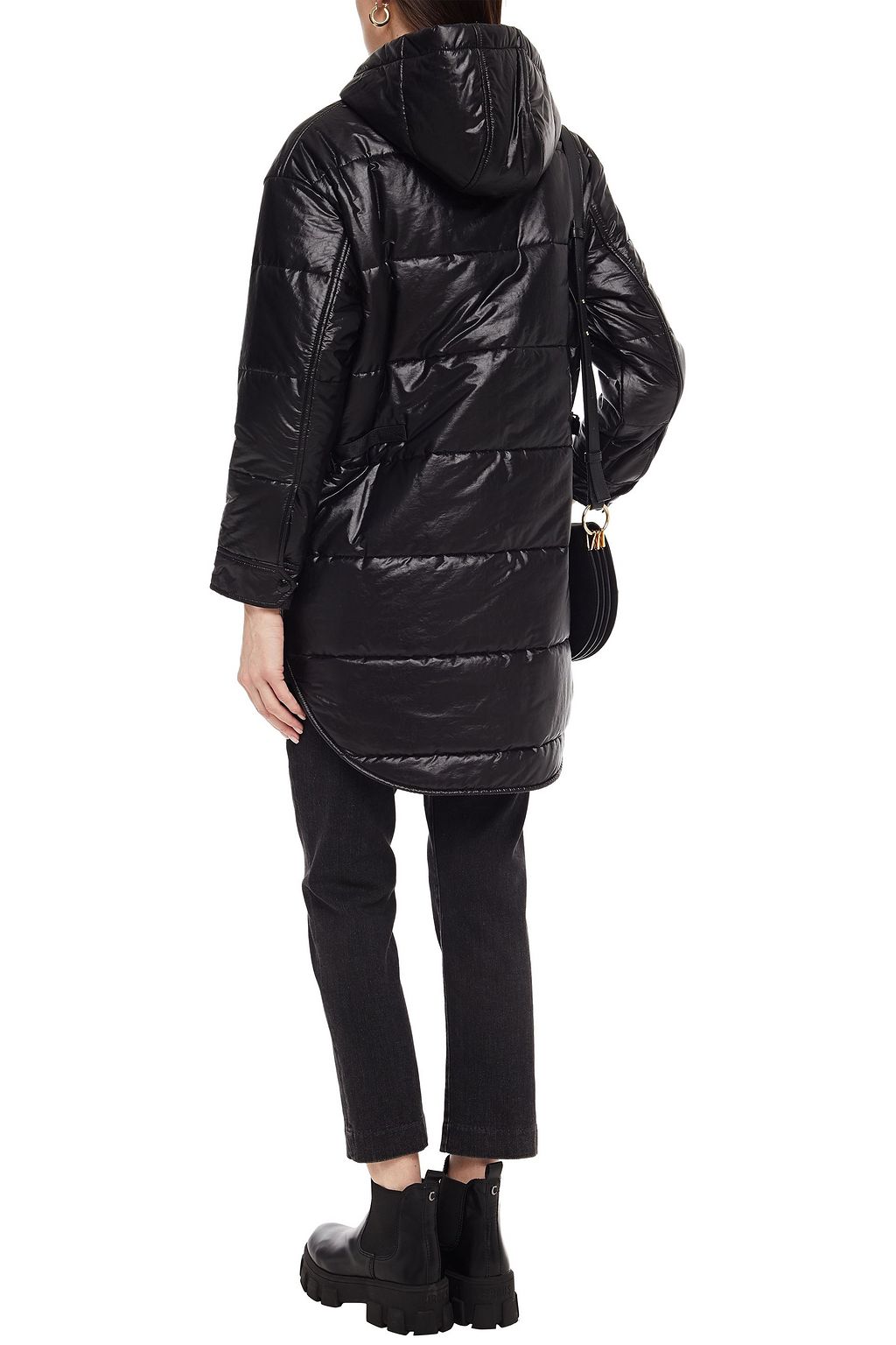 RAG & BONE Quilted shell hooded coat