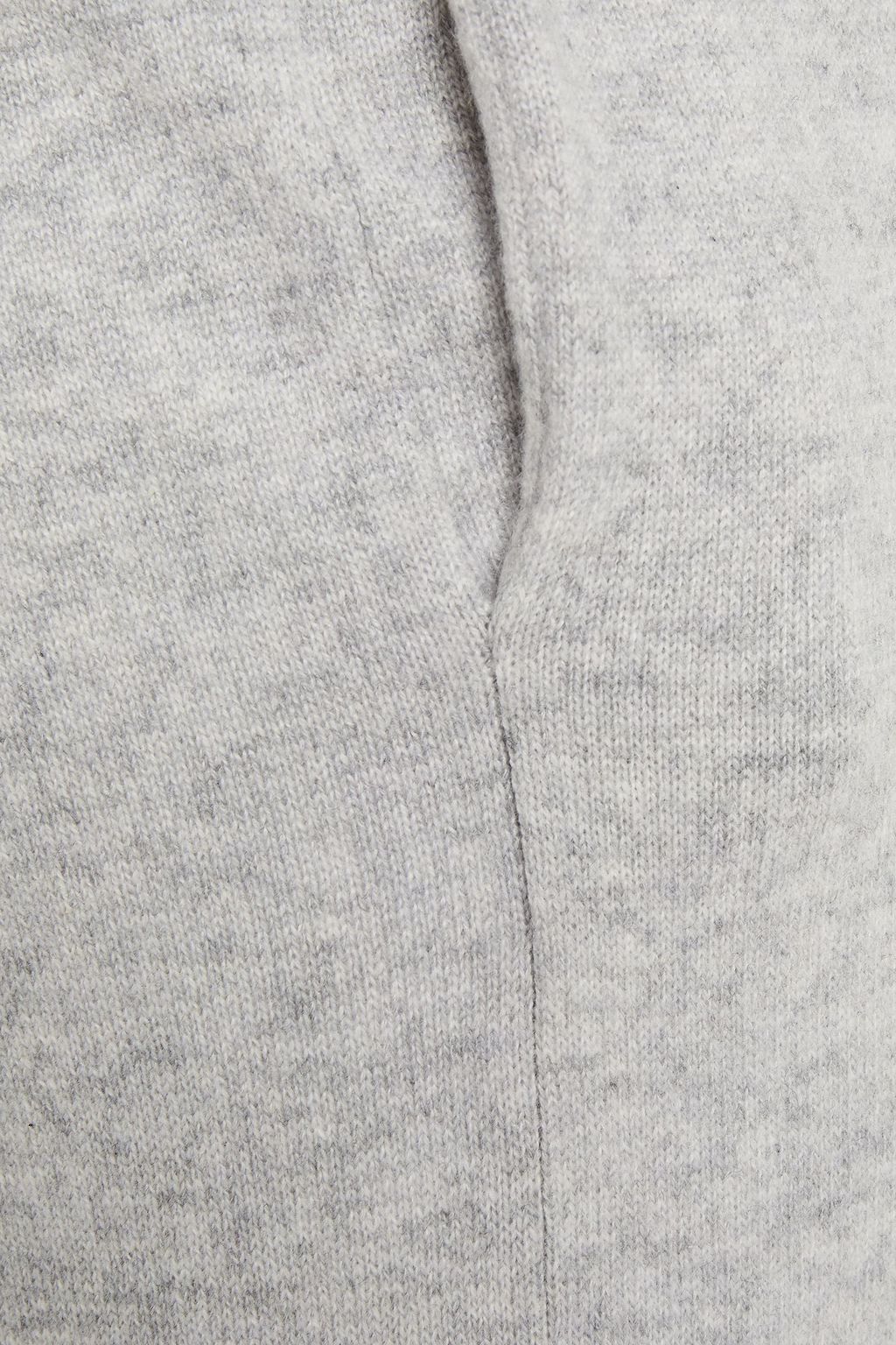 LE KASHA Mélange cashmere track pants