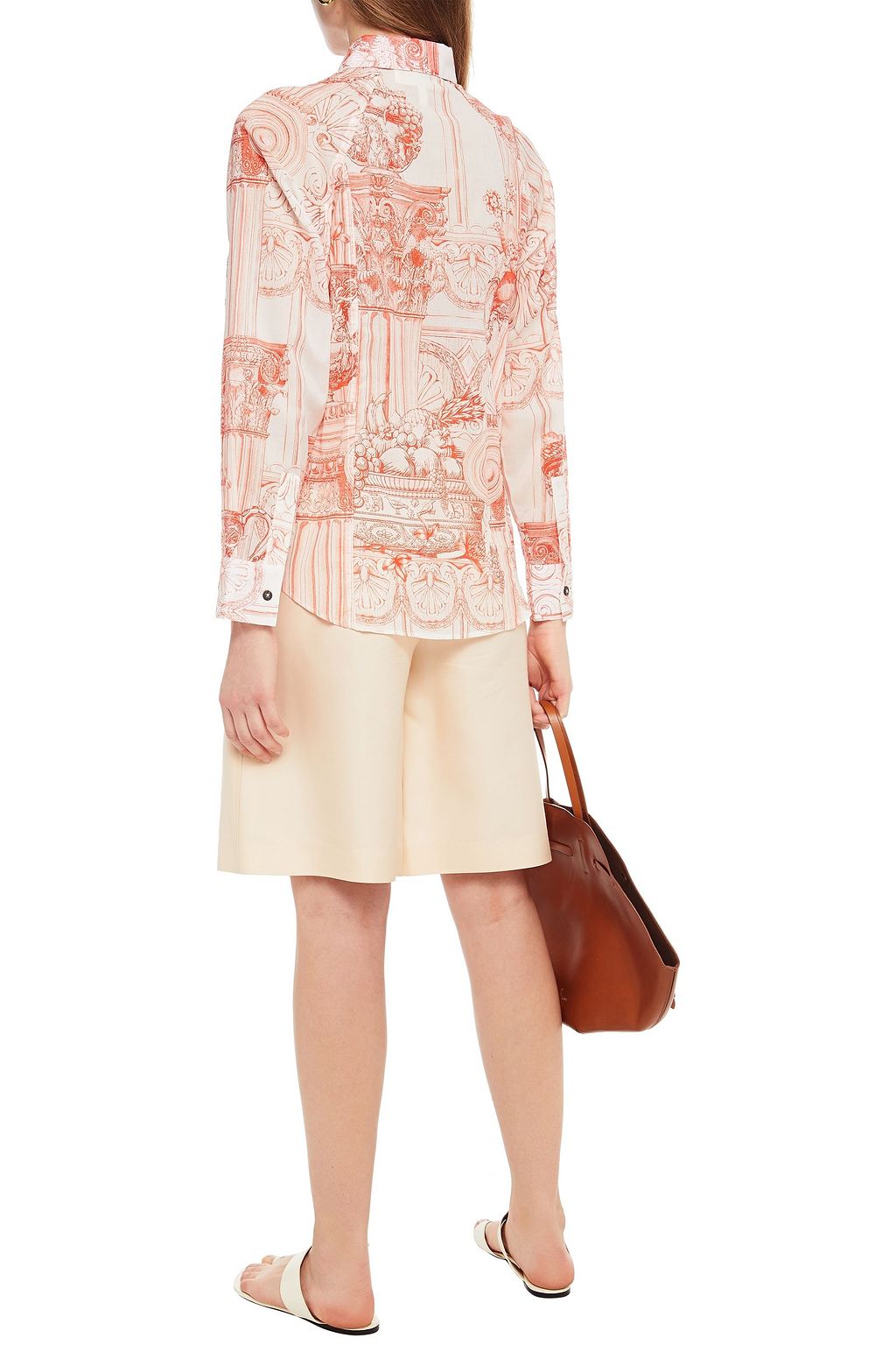MARA HOFFMAN Annys printed organic cotton-gauze shirt