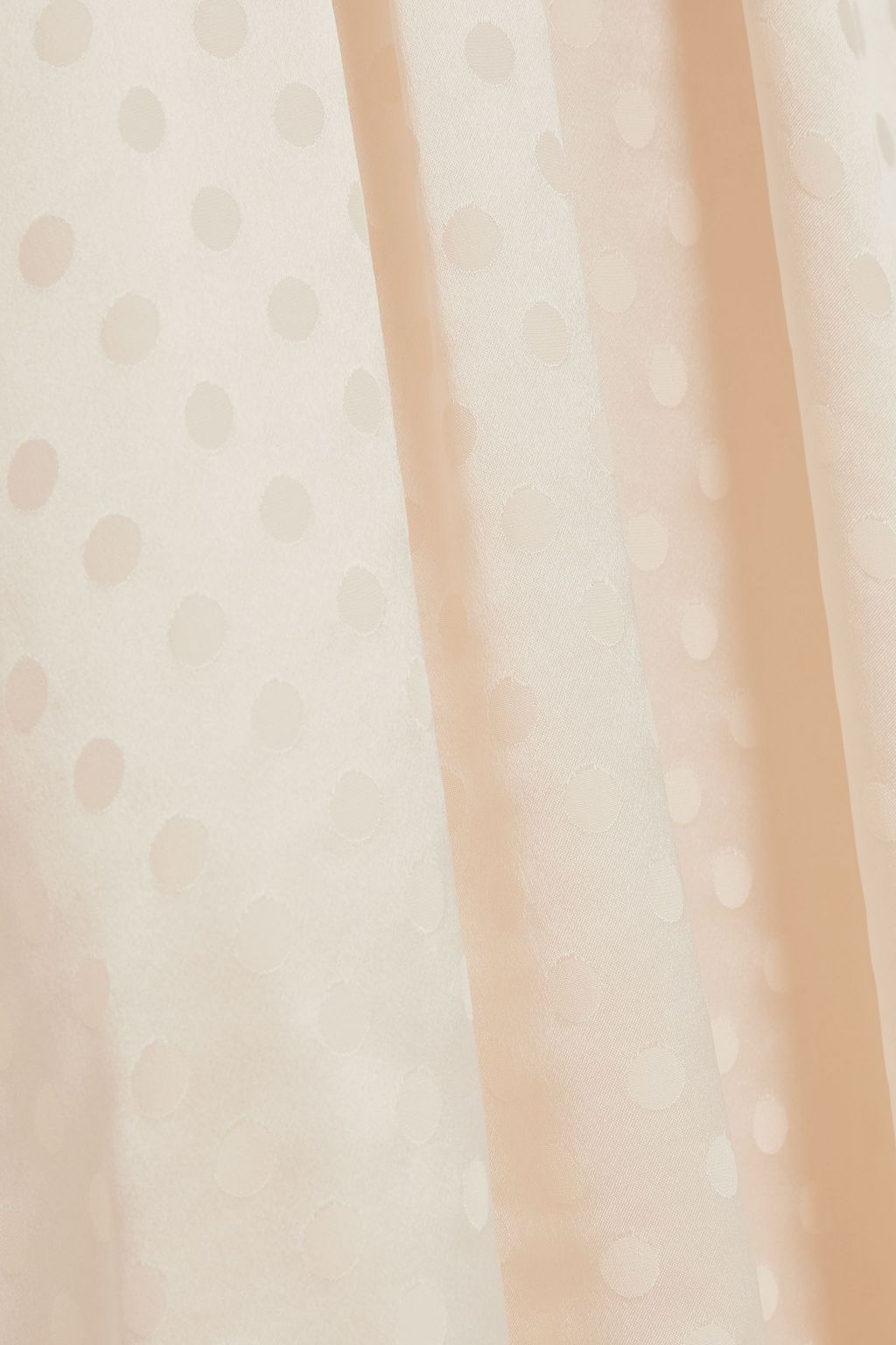 ZIMMERMANN Wavelength twisted polka-dot silk-satin jacquard blouse