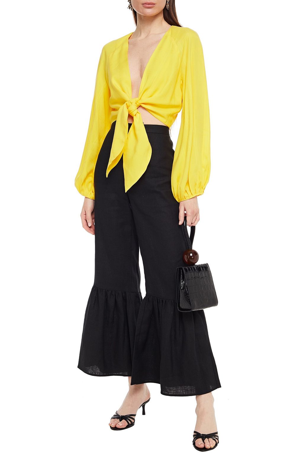 MARA HOFFMAN Piper hemp flared pants